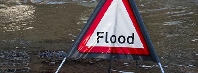Flood signage