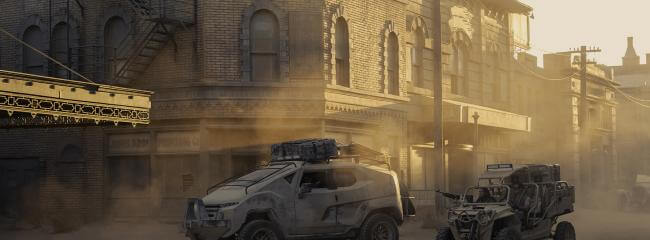 Vehicles featured in HBO’s "Westworld." (Image courtesy John Johnson/HBO)